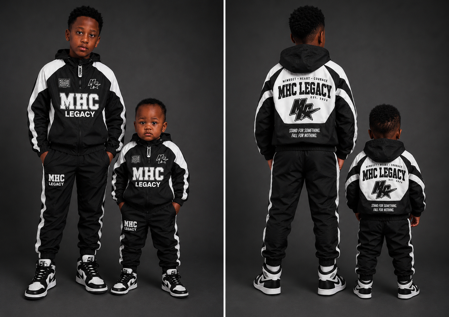 MHC Urban Midnight Legacy Windbreaker Set – Kids